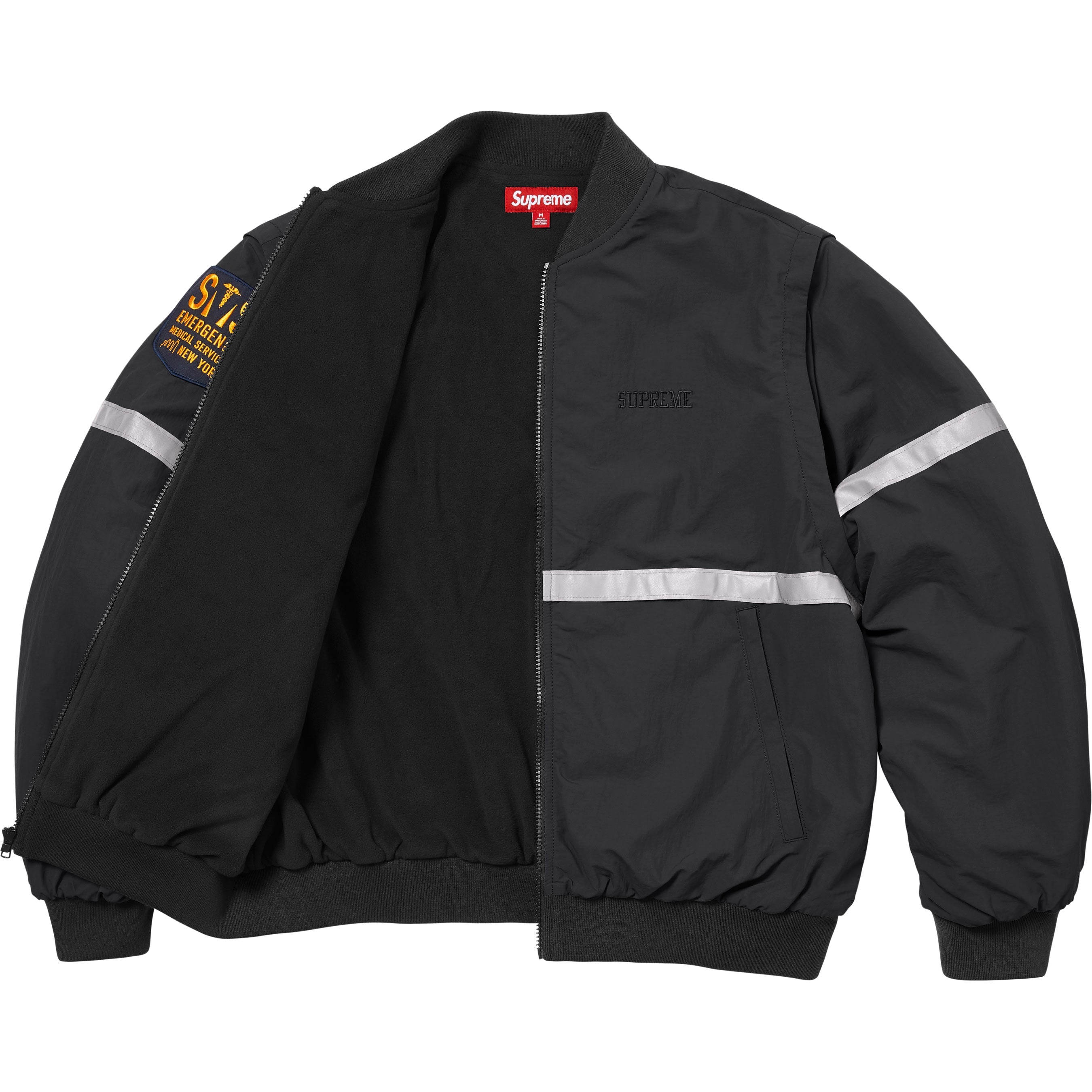 Zip-Off Sleeve Reflective Stripe Jacket view 5